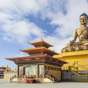 Buddha Dordenma statue, Thimphu, Bhutan. One of the largest Buddha rupas