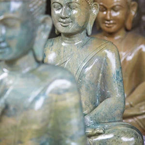 Buddha statues in shop, Phnom Penh, Cambodia