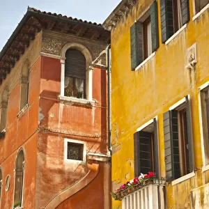 Buildings in the Dorsoduro district, Venice, Italy