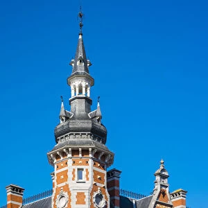 Buildings on Margarethaplein, Leuven, Flemish Brabant, Flanders, Belgium