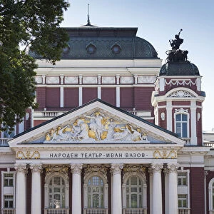 Bulgaria, Sofia, Ivan Vazov National Theater, exterior