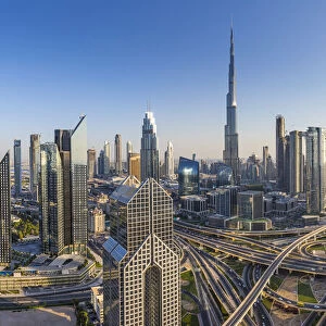 Burj Khalifa & Sheikh Zayad Road, Downtown, Dubai, United Arab Emirates