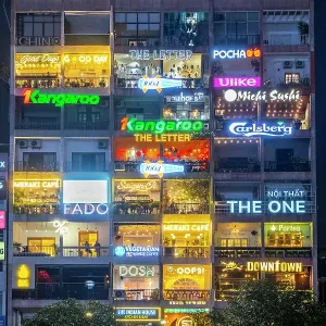 The Cafe Apartments, Nguyen Hue street, Ho Chi Minh City (Saigon), Vietnam The Cafe Apartments, Nguyen Hue street, Ho Chi Minh City (Saigon), Vietnam