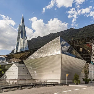 Caldea Spa complex is the largest in Europe, Andorra La Vella, Andorra