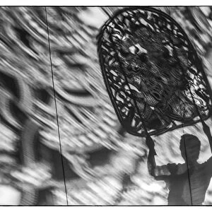 Cambodia, Phnom Penh, traditional dance performance, shadow puppets