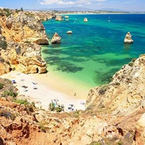 Camilo beach, Lagos, Algarve, Portugal