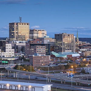 Canada, New Brunswick, Saint John, skyline from Fort Howe