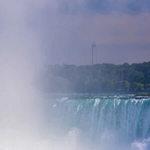 Canada, Ontario, Niagara Falls, Horseshoe Falls, Maid of the Mist boat tour