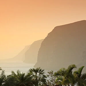 Canary Islands, Tenerife, Costa Adeje, Acantilado de Los Gigantes (Cliffs of the Giants)