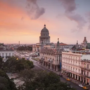 Capitolio, Gran Teatro and Inglaterra Hotel, Havana, Cuba Capitolio, Gran Teatro and Inglaterra Hotel, Havana, Cuba