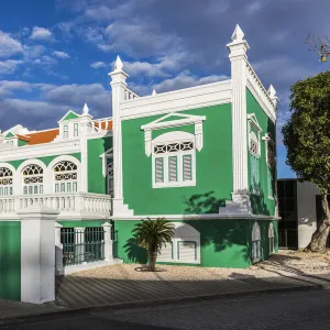 Caribbean, Aruba, Oranjestad, The building of the Town Hall