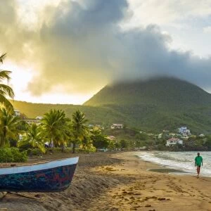 Caribbean, Martinique, Les Anse d Arlet, Petite Anse, Sunsrise