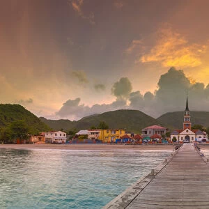 Caribbean, Martinique, Les Anse d Arlet Village