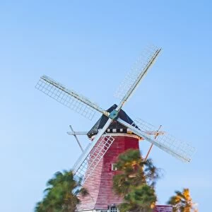 Caribbean, Netherland Antilles, Aruba, Old Dutch Windmill