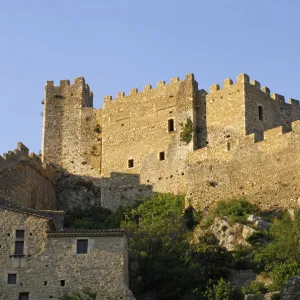 Castle, Aubenas, Ardeche, Rhones-Alpes, France