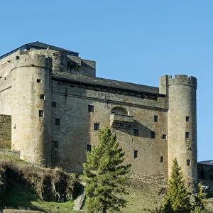 The castle (castillo de los condes de Benavente) of Puebla de Sanabria. Castilla y Leon
