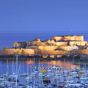 Castle Cornet And The Harbour, St. Peter Port, Guernsey, Channel Islands