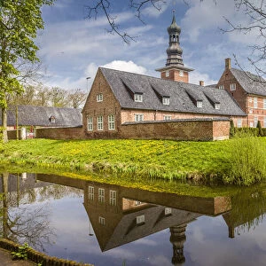 Castle in front of Husum, North Friesland, Schleswig-Holstein