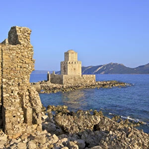 The Castle at Methoni, Messinia, The Peloponnese, Greece, Southern Europe
