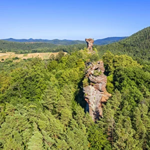 Castle ruin Drachenfels near Dahn, Busenberg, Palatinate forest, Rhineland-Palatinate