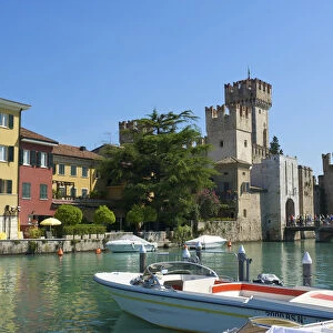 Castle in Sirmione, Lake Garda, Italy