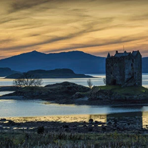 Castle Stalker at Sunset, Argyll & Bute, Scotland
