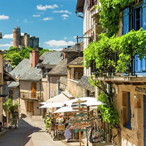 Castle & Village of Najac, Aveyron, Occitanie, France