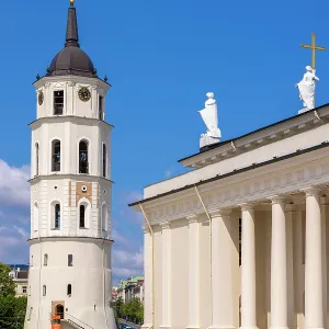 The Cathedral Basilica of St Stanislaus and St Ladislaus of Vilnius, Vilnius, Lithuania The Cathedral Basilica of St Stanislaus and St Ladislaus of Vilnius, Vilnius, Lithuania