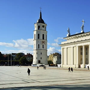 The Cathedral of St. Stanislav and St. Vladislav with the bell tower