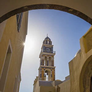 Catholic cathedral Church of St. John the baptist, Fira, Santorini (Thira), Cyclades