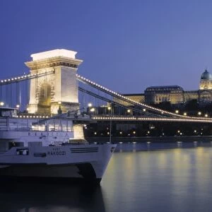 Chain Bridge over Danube River