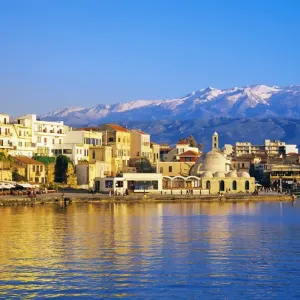Chania Waterfront Print Chania Waterfront Print