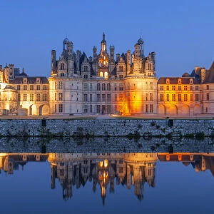 Chateau Chambord, UNESCO World Heritage Site, Loire valley, Loir et Cher, Centre, France