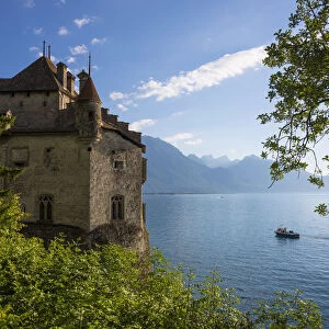 Chateau de Chillon, Montreaux, Lake Geneva, Switzerland