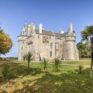 Chateau Kerouzere near Sibiril, Finistere, Brittany, France