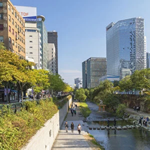 Cheonggyecheon Stream, Seoul, South Korea