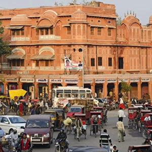 Chhoti Chaupar square, Jaipur, India, Asia
