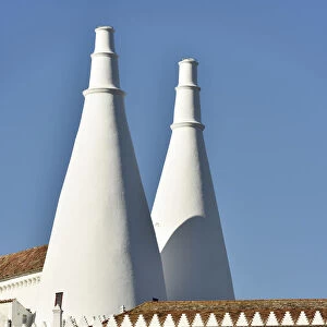Chimneys of the Palacio Nacional de Sintra (Sintra National Palace), a Royal Palace