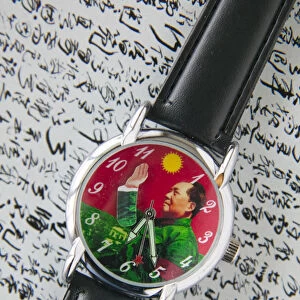 China, Chongqing Province, Yangtze River, Still Life of Chairman Mao Wristwatch