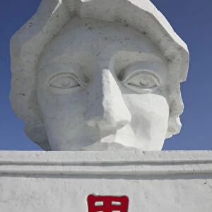 China, Heilongjiang, Harbin, Ice and Snow Festival, Large Head made of Snow
