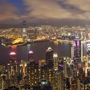 China, Hong Kong, view from Victoria Peak