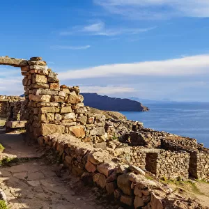 Chinkana Ruins, Island of the Sun, Titicaca Lake, La Paz Department, Bolivia