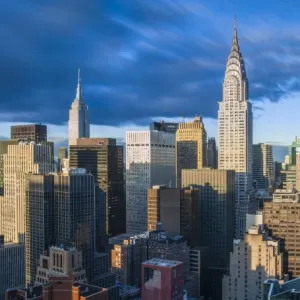 Chrysler Building and Empire State Building, Midtown Manhattan, New York City, New York