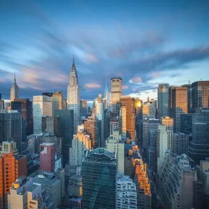 Chrysler Building and Empire State Building, Midtown Manhattan, New York City, New York