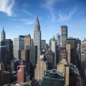 Chrysler Building and Empire State Building, Midtown Manhattan, New York City, New York