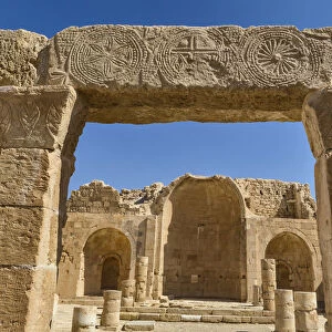 Church ruins, Shivta, Roman dead city, Negev desert, Israel