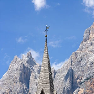 Church in San Vito, Dolomites, Veneto, Italy