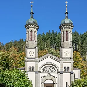 Church St. John Baptist at Todtnau, Black Forest, Baden-Wurttemberg, Germany