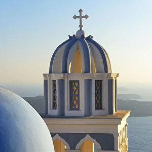 Church in Thira, Santorini, Kyclades, South Aegean, Greece, Europe