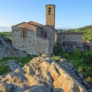 Church of View at Roccatederighi, Roccastrada, Grosseto, Maremma, Tuscany, Italy